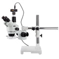 3.5X-45X Trinocular Stereo Zoom Microscope with Fluorescent Ring Light and 3MP Camera L7862