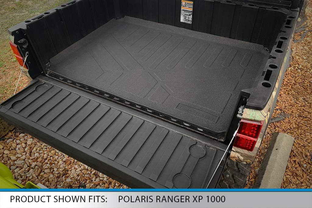 2 Row Rubber Floor Liners & Bed Mat Liner Set Black S31650