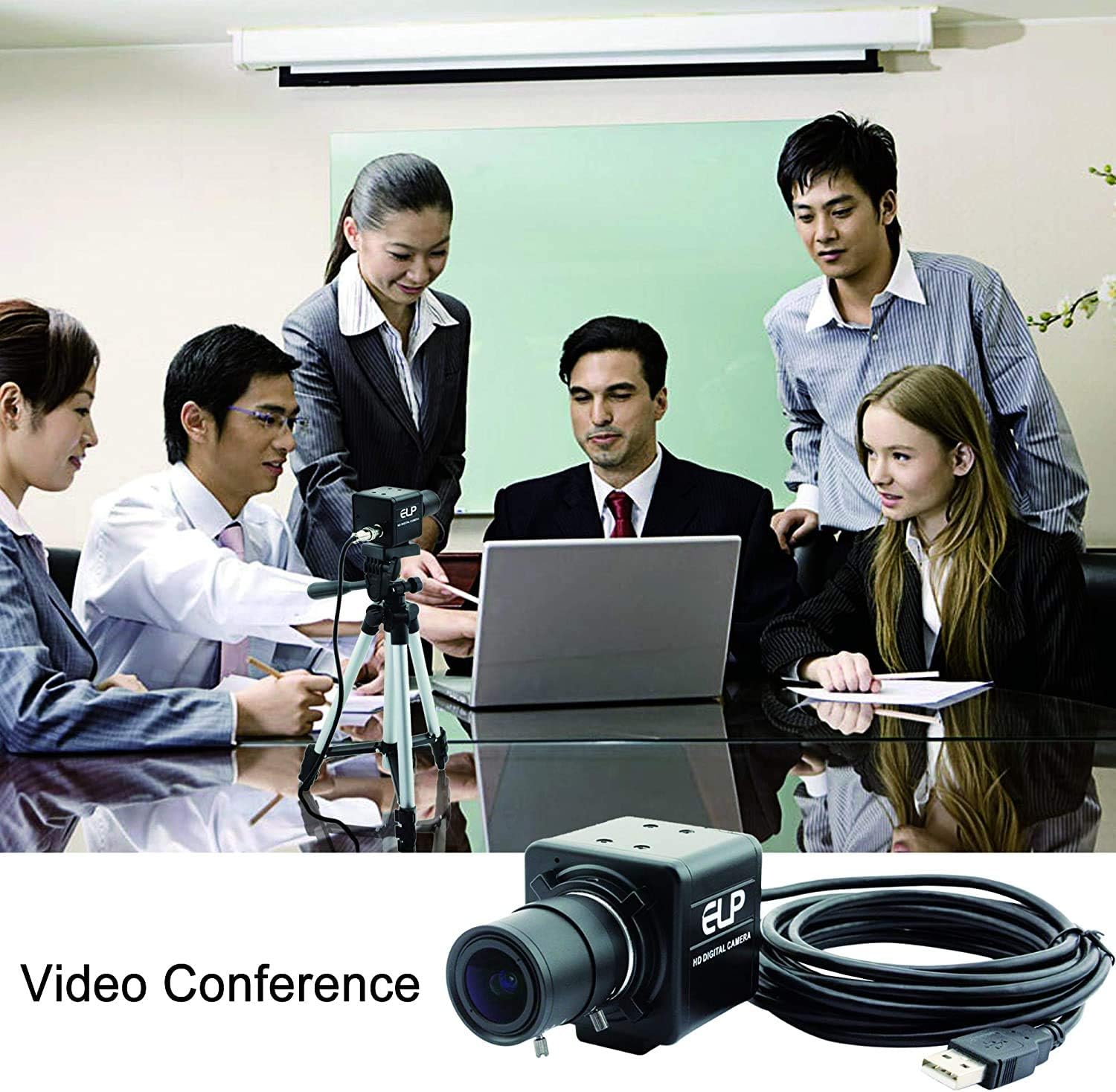 2MP 1080P USB Webcam with Varifocal Lens L827