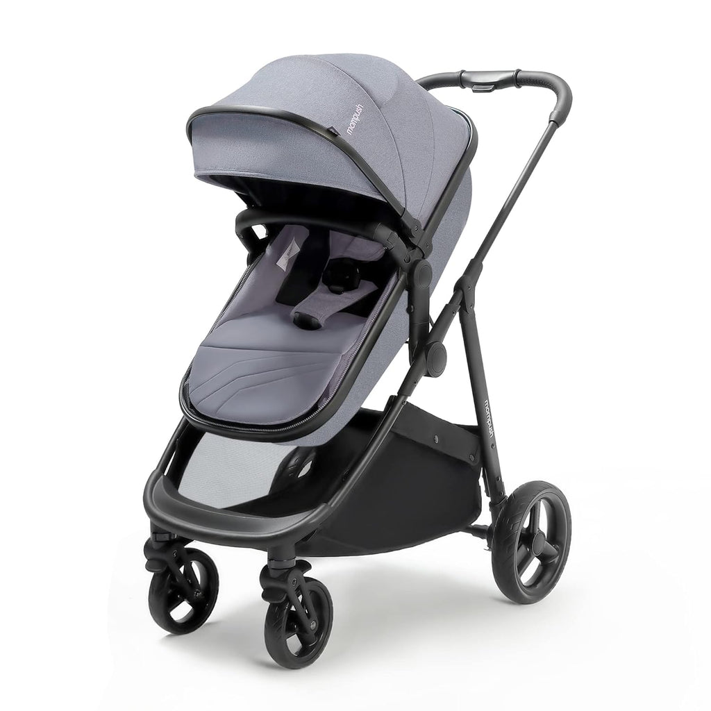 Baby Stroller with Bassinet Mode, Reversible Seat, Foot Cover and Rain Cover S977627