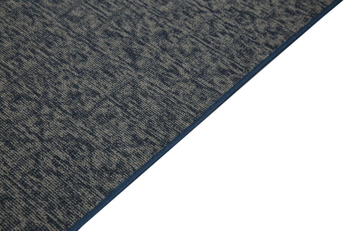Navy Hexagon Rug R20573