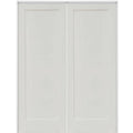64 in. x 80 in. MDF Solid Hybrid Core Double Prehung Interior French Door U649