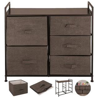 5 Drawer Fabric Storage Dresser Cabinet R49934