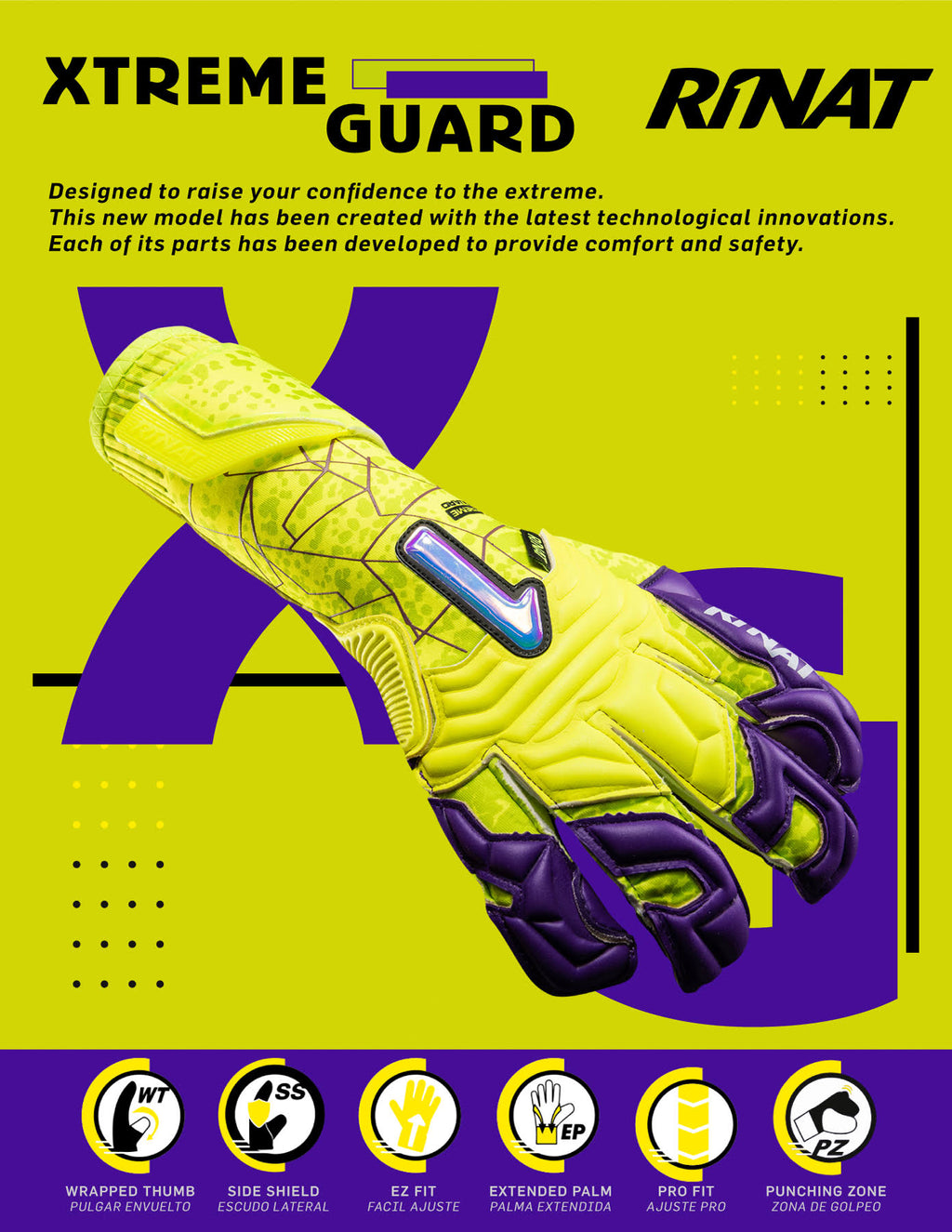 Professional Goalkeeper Glove, 9 U892723