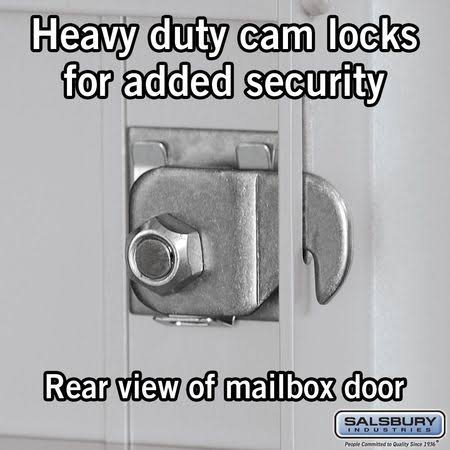 4C Horizontal Mailbox, Aluminum Y865