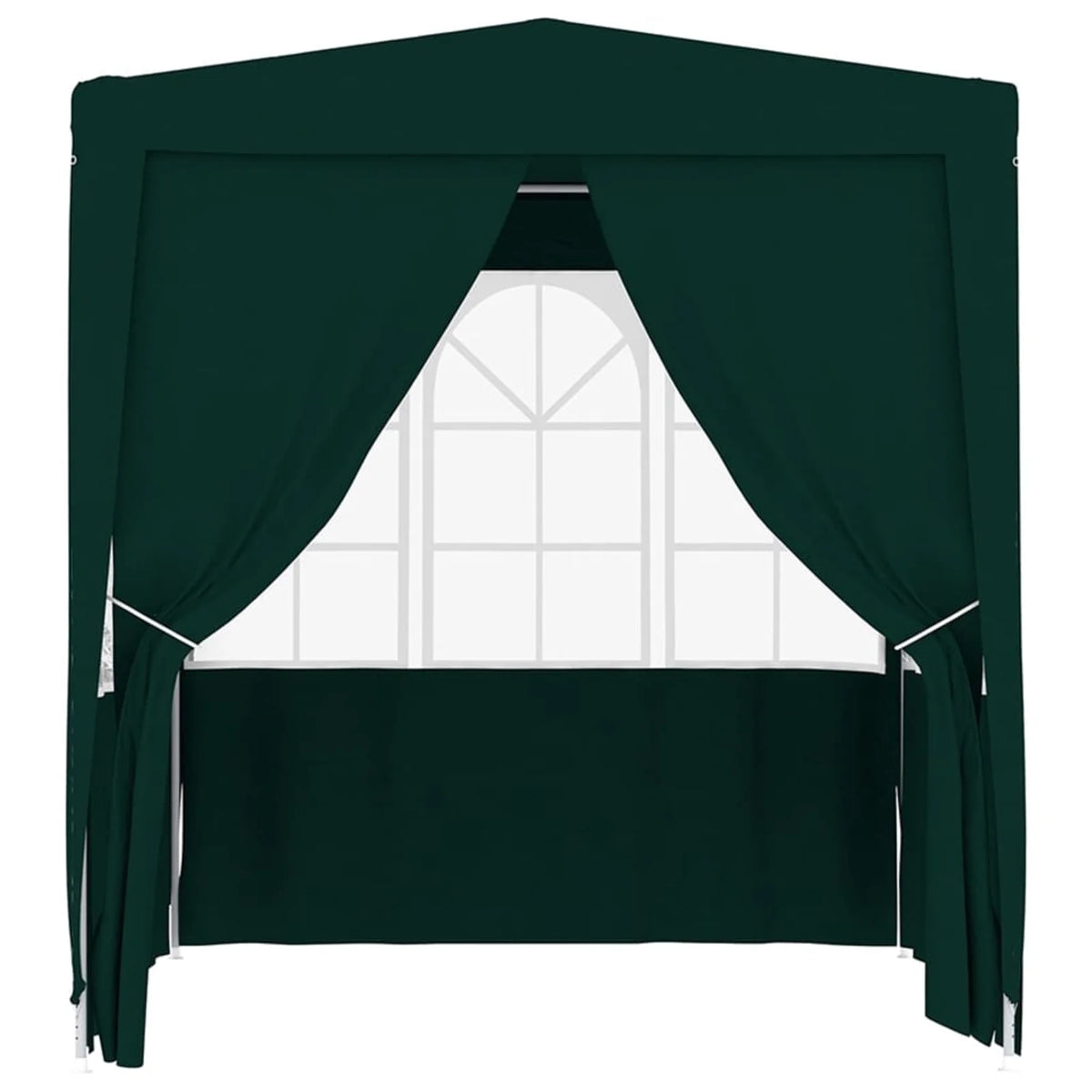 Green Party Tent with Side Walls Outdoor Gazebo Canopy 6.6ft x 6.6ft x 7.9ft E54203