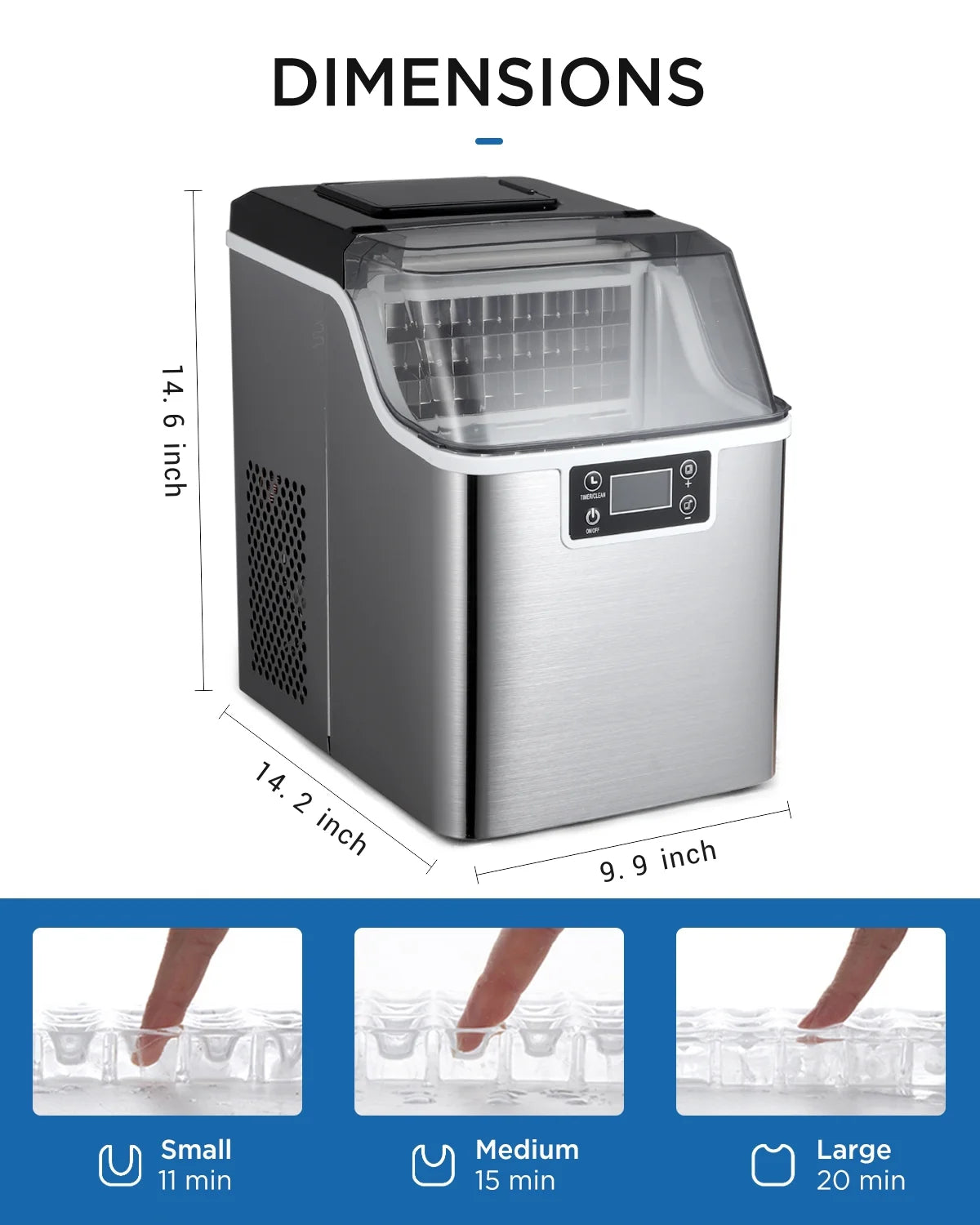 Countertop Ice Maker 45lbs Daily P64658
