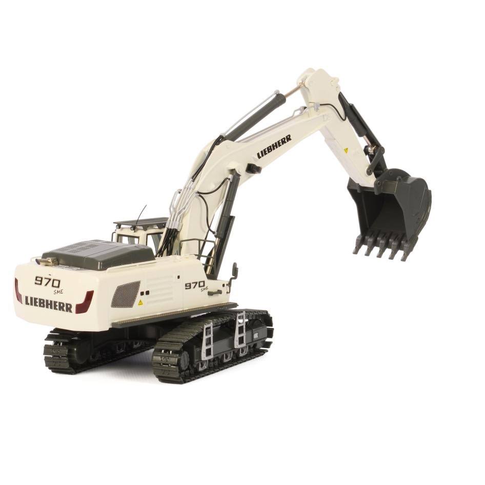 White 1/50 Diecast Hydraulic Excavator Model U386618