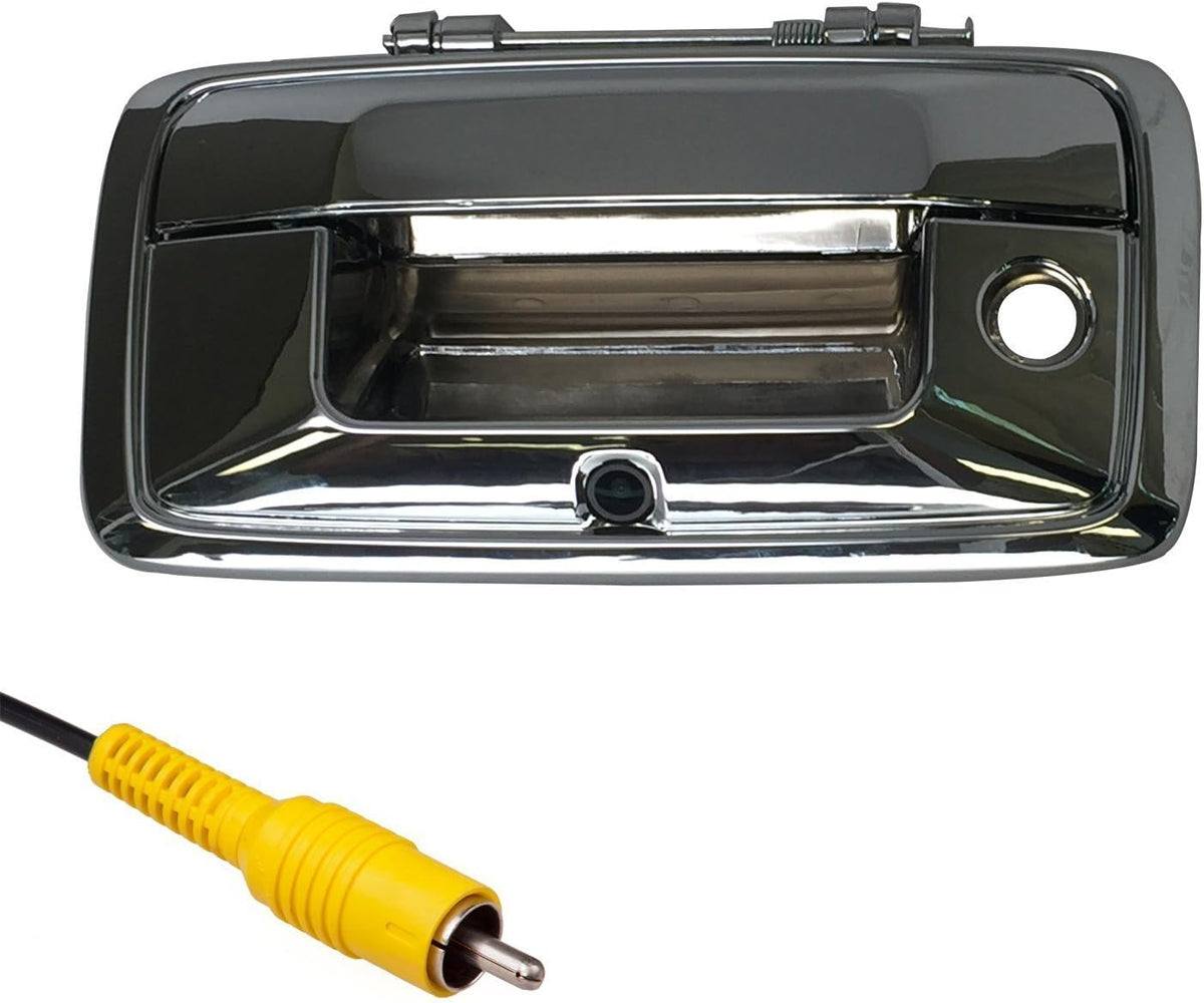 Chrome Tailgate Handle with Backup Camera S4610