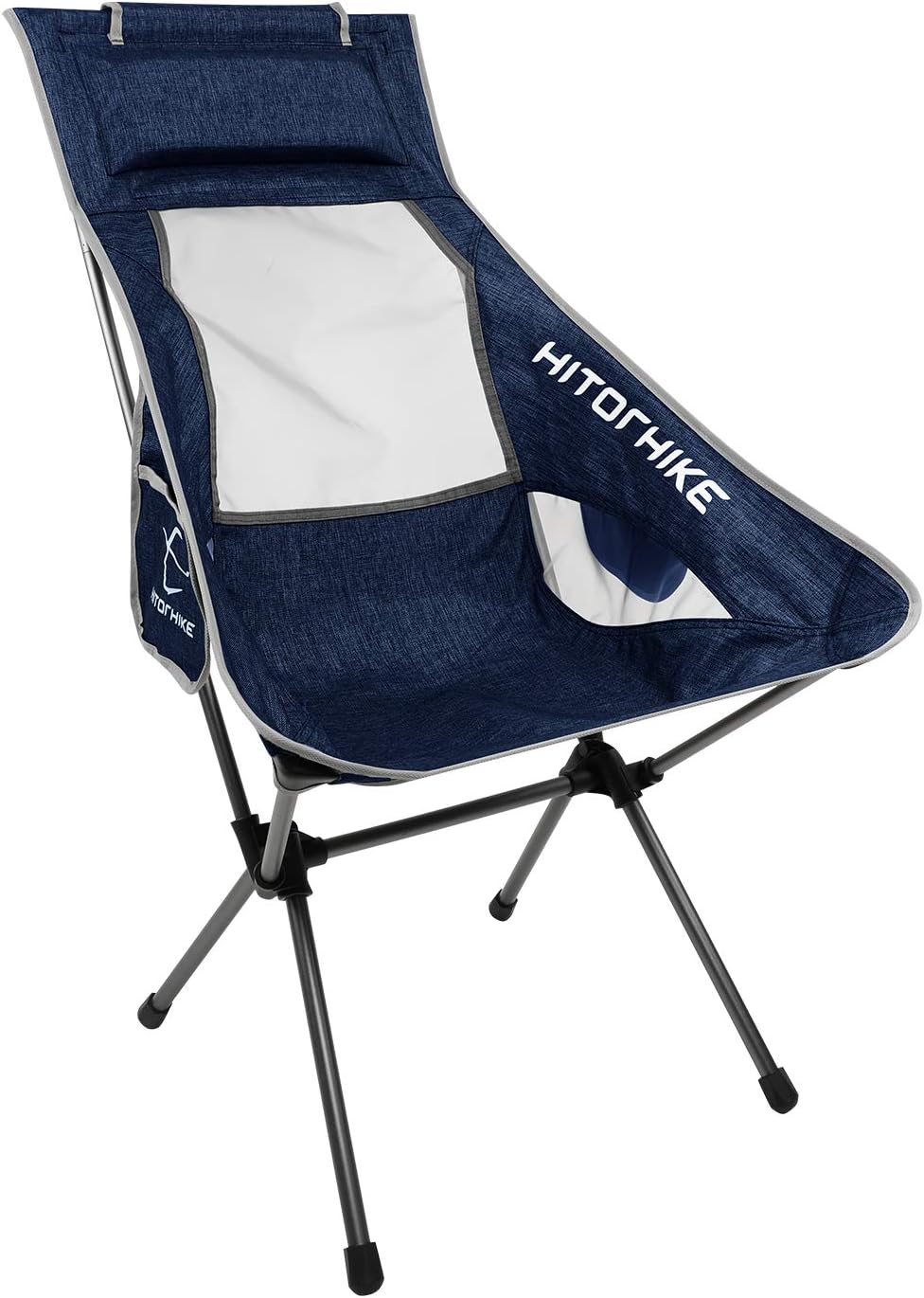 Ultralight High Back Folding Camping Chair with Nylon Mesh Headrest K335098