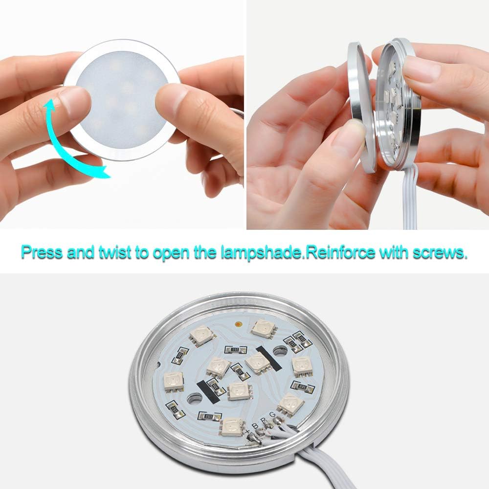 RGB Dimmable Under Cabinet Light Kit, Pack of 2 K33662
