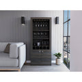 Black Wengue Bar Cabinet U314