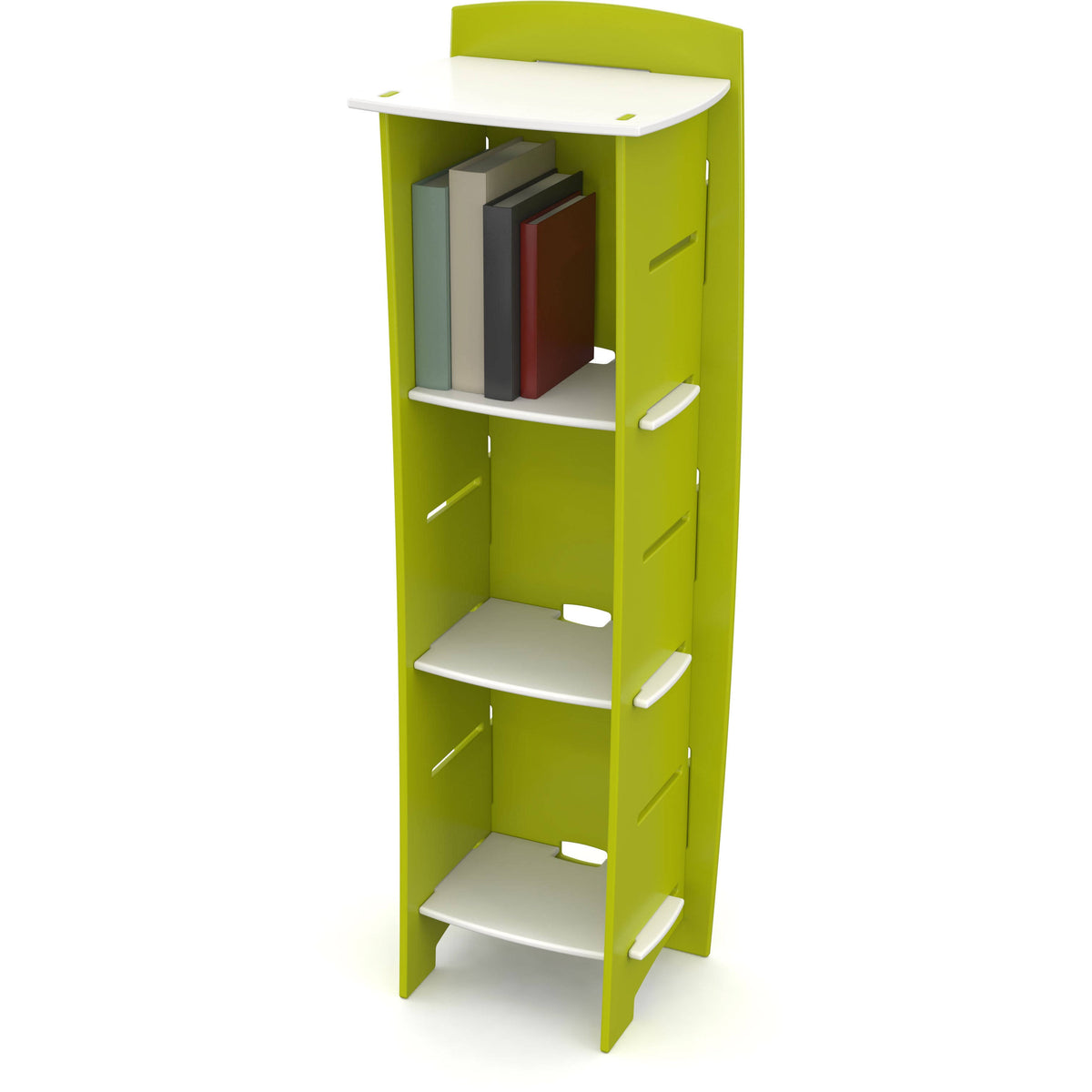 White 3-Shelf Bookcase V716380