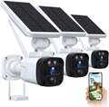 2K Solar Wireless Security Camera System with 3 WiFi Cameras and Base Station F84547