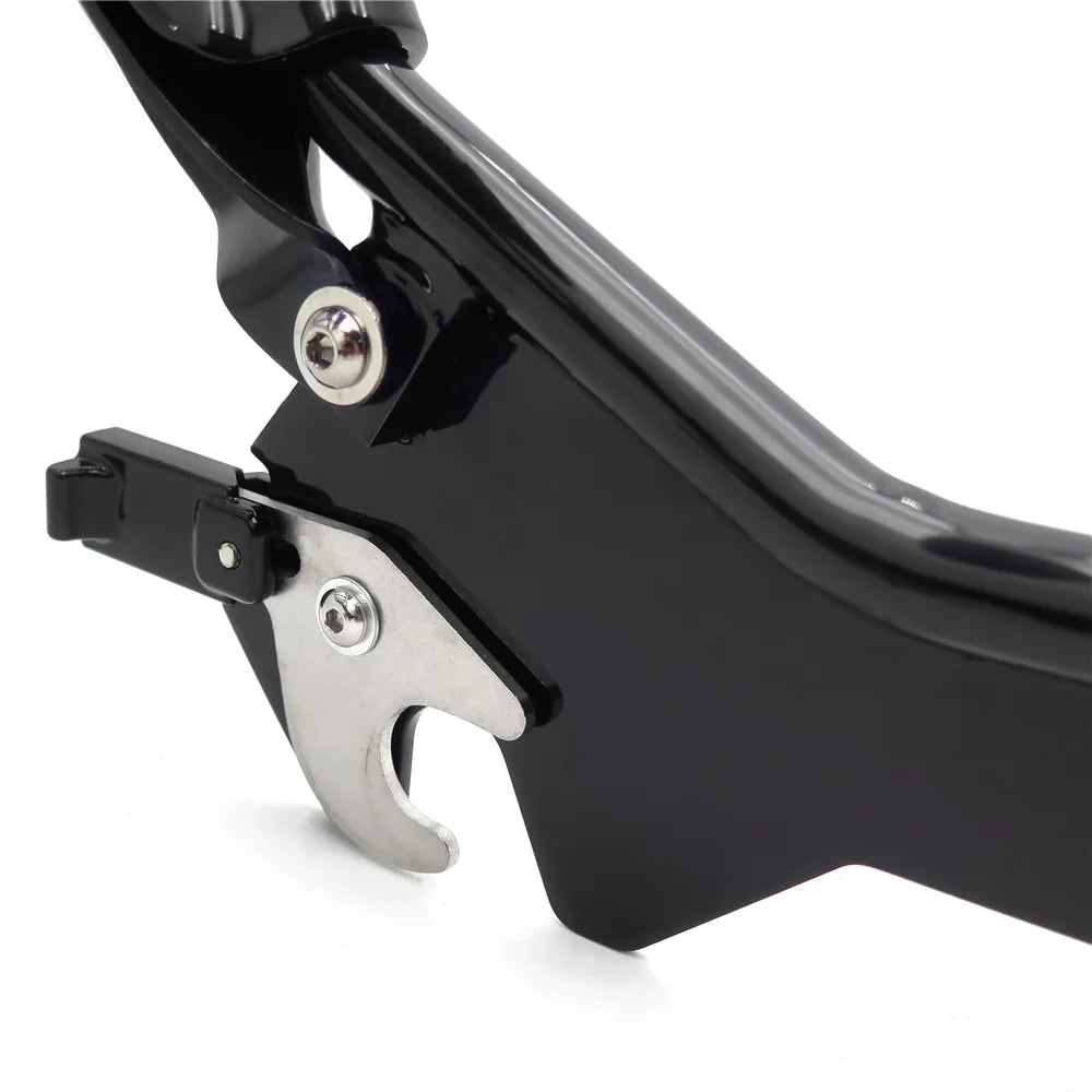 Black Sport Luggage Rack Sissy Bar Upright T5720