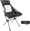Ultralight High Back Folding Camping Chair with Nylon Mesh Headrest K335098