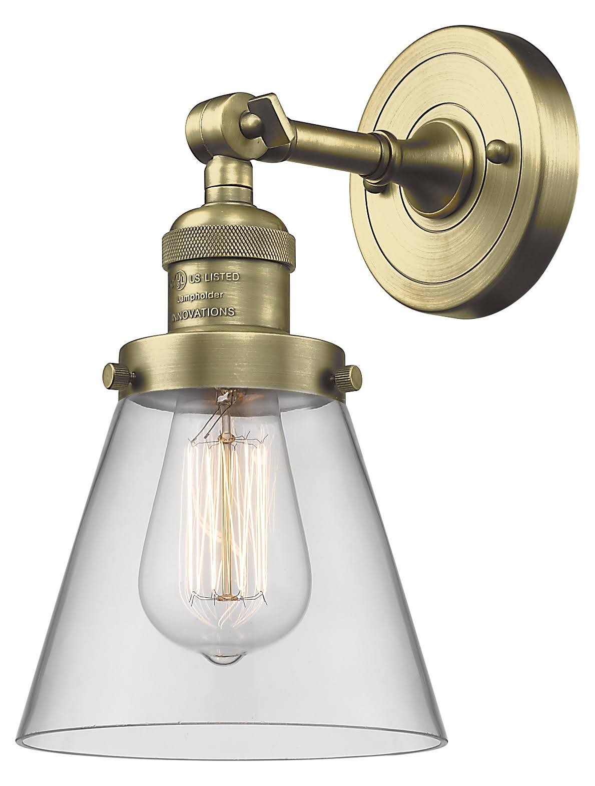 Small Cone 1 Light Sconce N53200