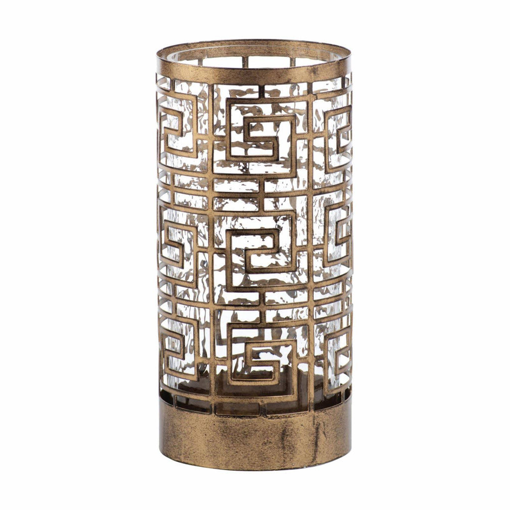 5x22 Metal Hurricane Candle Holder X567063