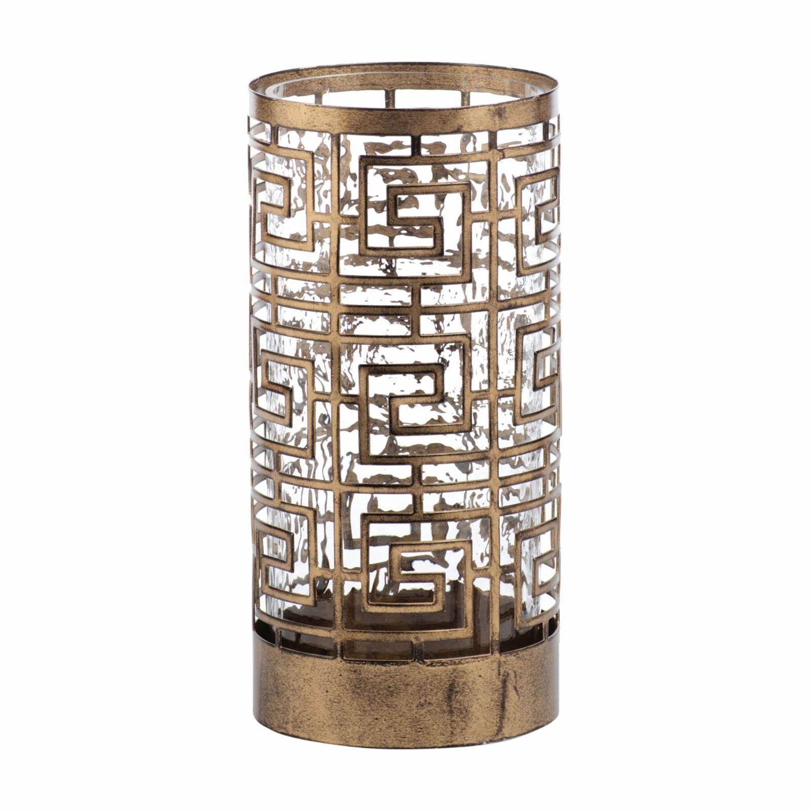 5x22 Metal Hurricane Candle Holder X567063