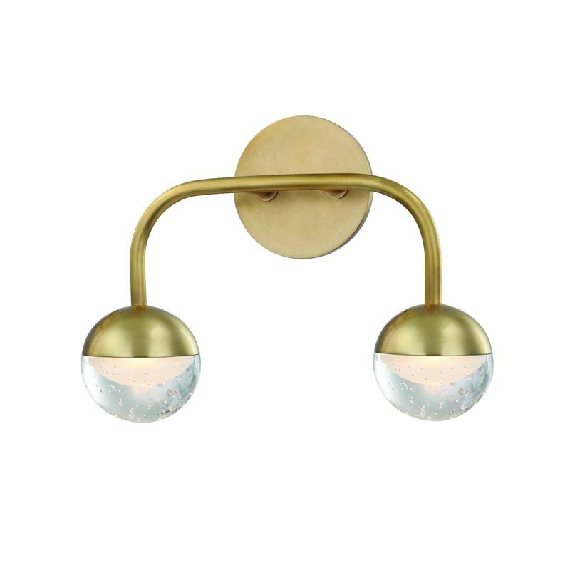 Aged Brass LED Bath Bracket G121247