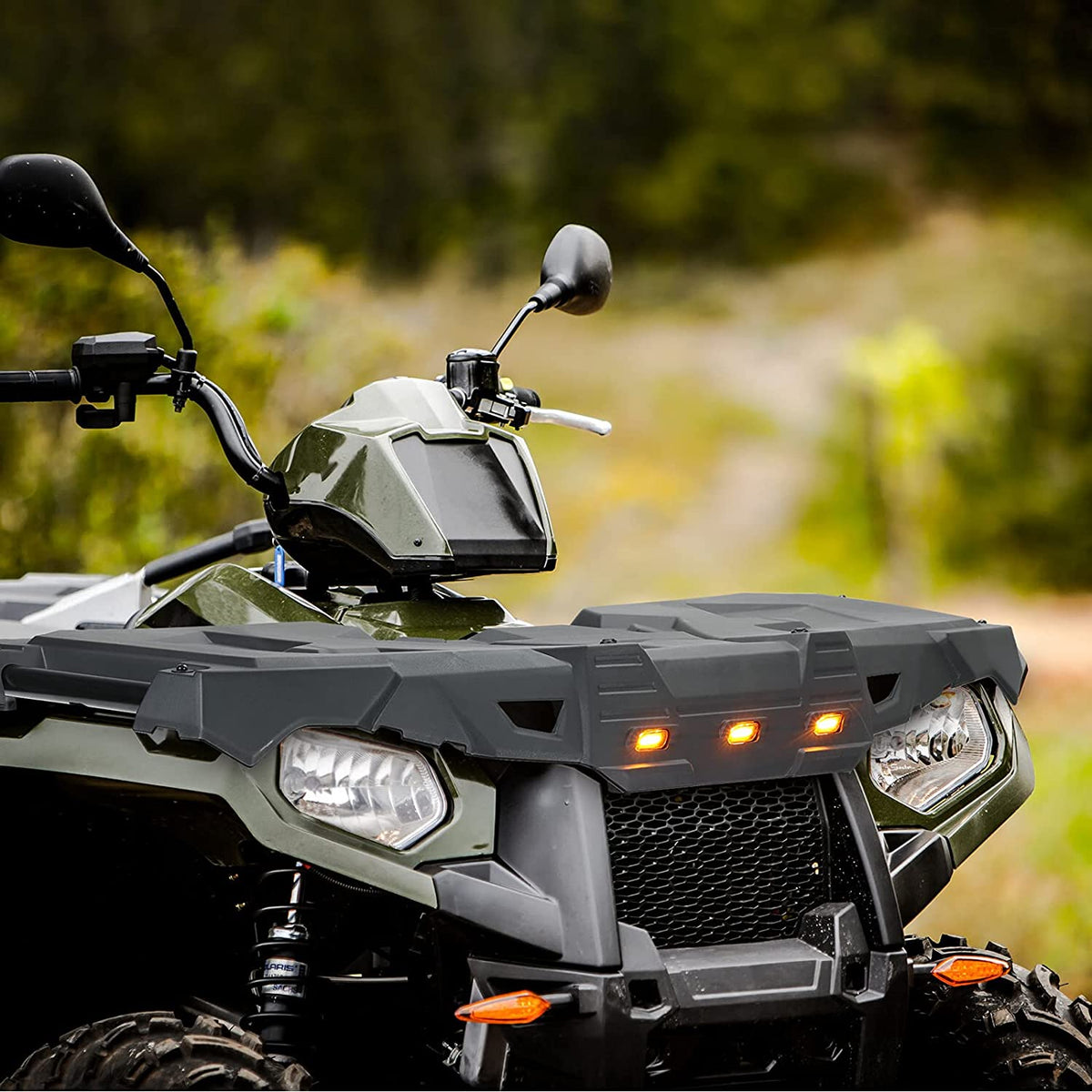 ATV Front Rack with Lights A712680