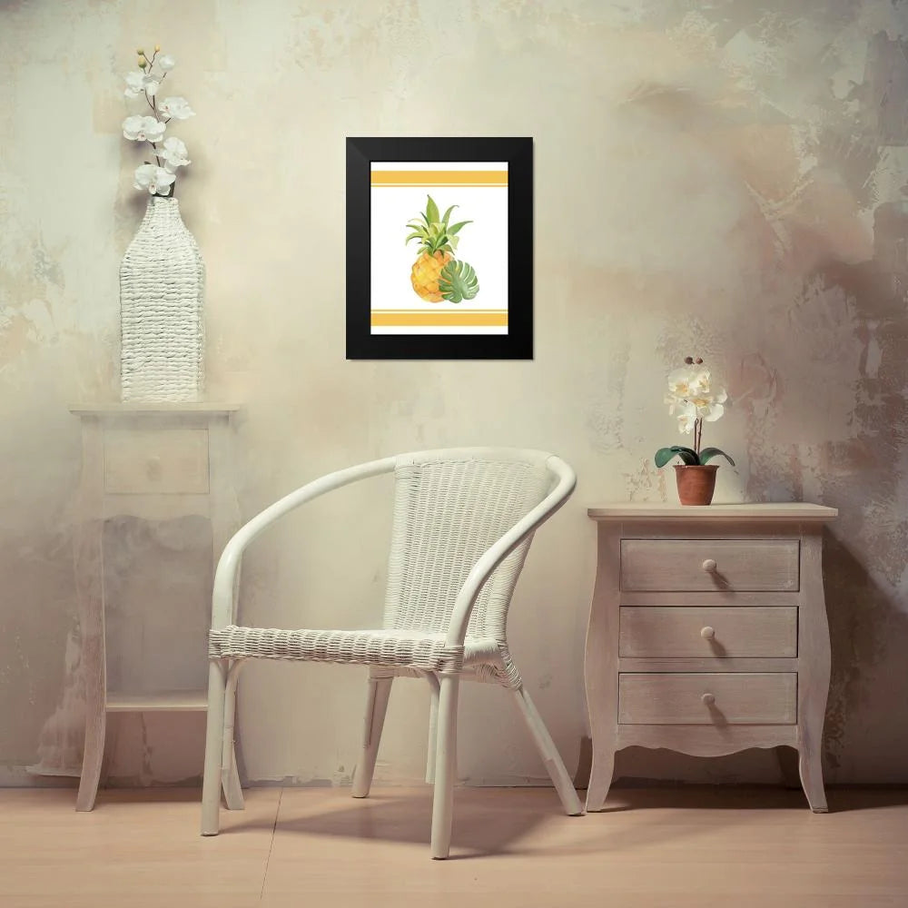Black Modern Framed Museum Art Print J265