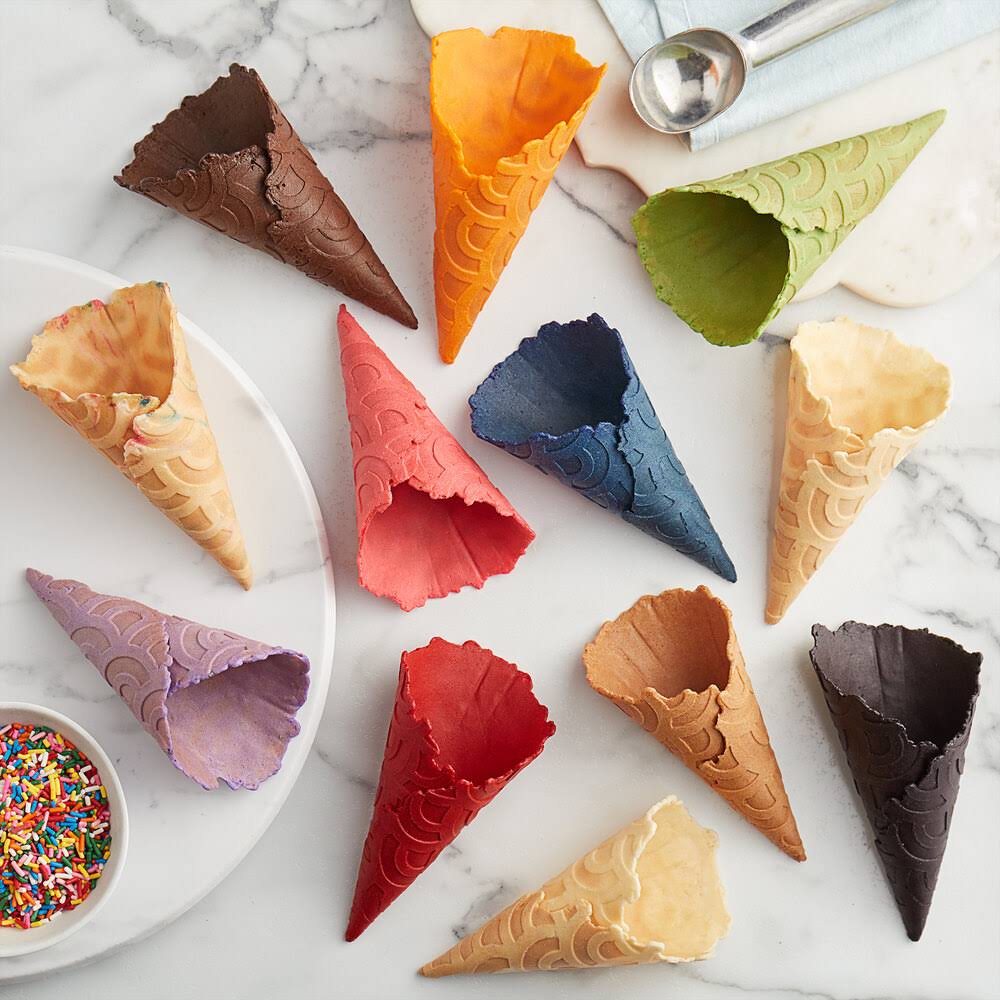 Pink Vanilla Waffle Cones 144/Case B74555