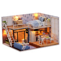 White Room Wooden DIY Dollhouse Furniture Kit L7953