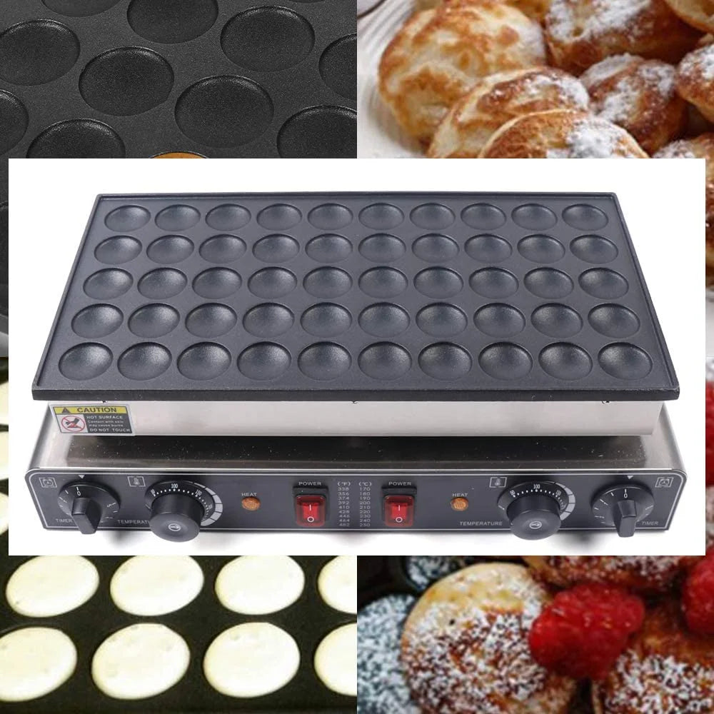 Nonstick Mini Waffle Maker Pancake Baker Iron Machine (50pcs) I898816