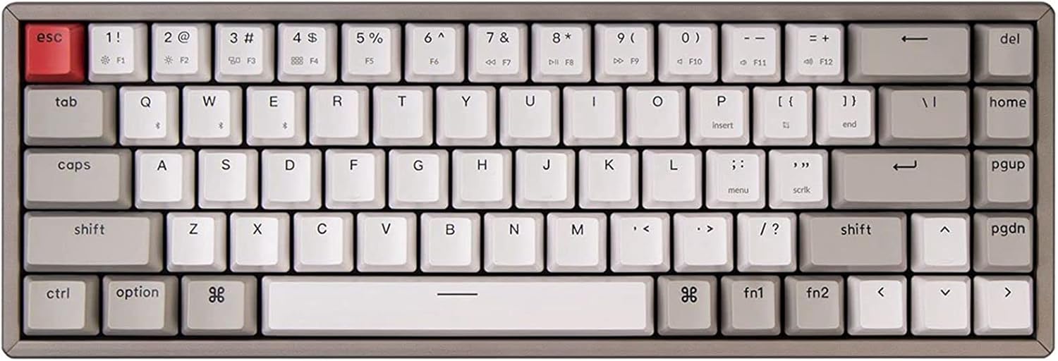 65% Compact 68-Keys Aluminum Frame Wireless Mechanical Keyboard U907