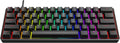 Black 61 Keys Mechanical Gaming Keyboard with Aluminum Case Q90824