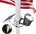 Solar Flag Pole Light 3in1 Design, 2 Brightness, Outdoor Dusk to Dawn X5563