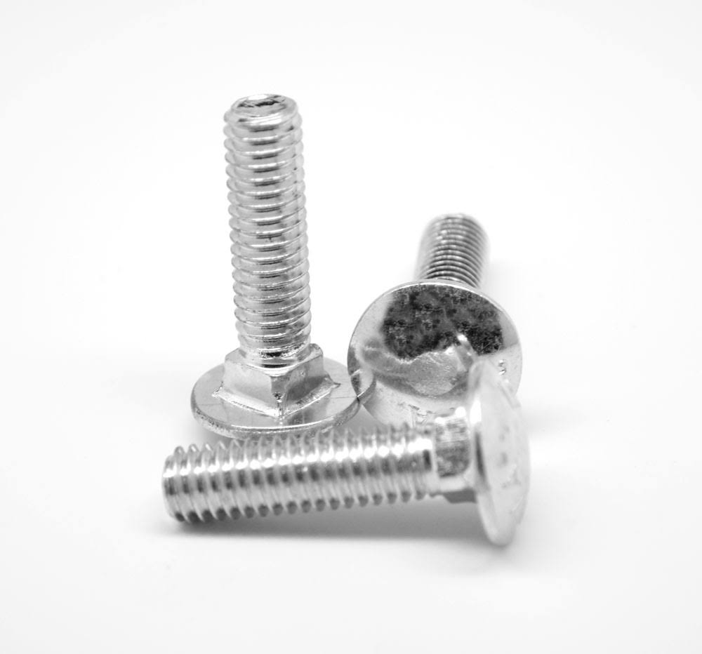 3/8x22-16 x 7 1/2x22 (PT) Coarse Thread Carriage Bolt Stainless Steel 18-8 J3545