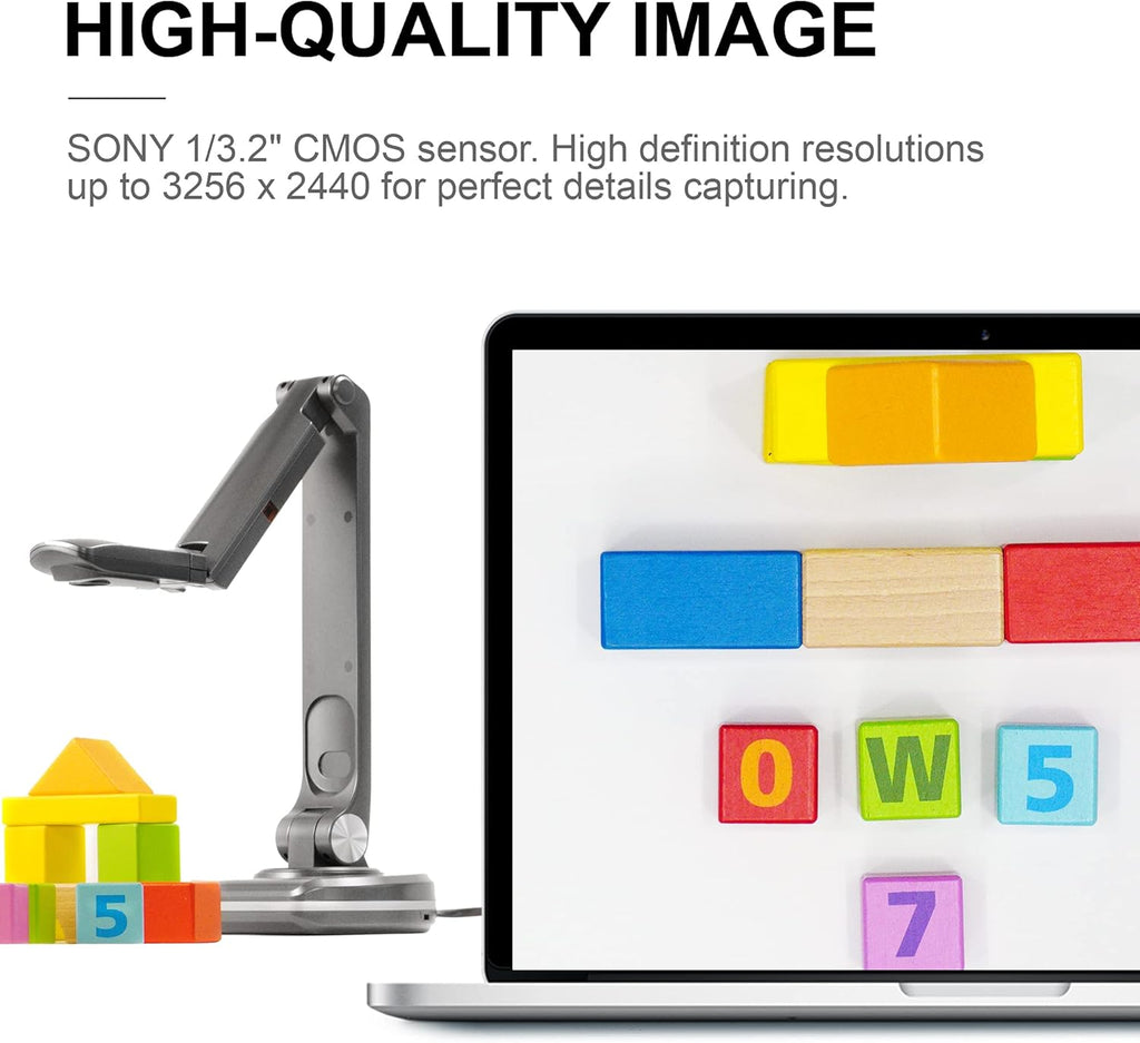 8MP HD USB Document Camera with Light T509