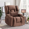 Velvet Electric Lift Recliner Chair with Massage and Heat, USB Ports, 2 Cup Holders G859854