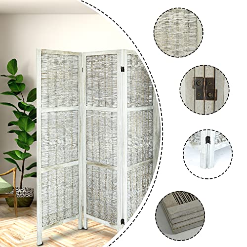 Room Divider Screen Wood Freestanding Q850