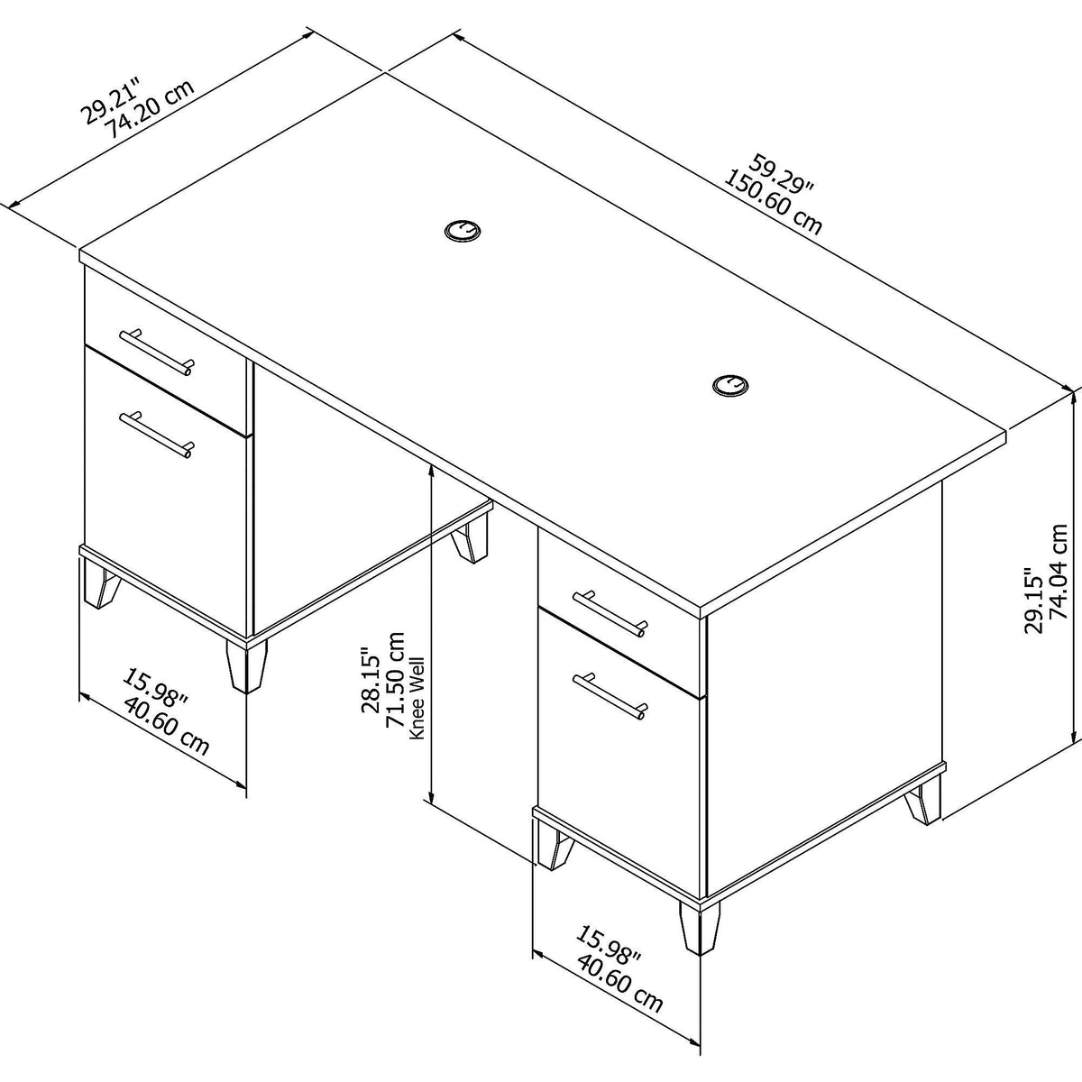 Hansen Cherry Desk T13018