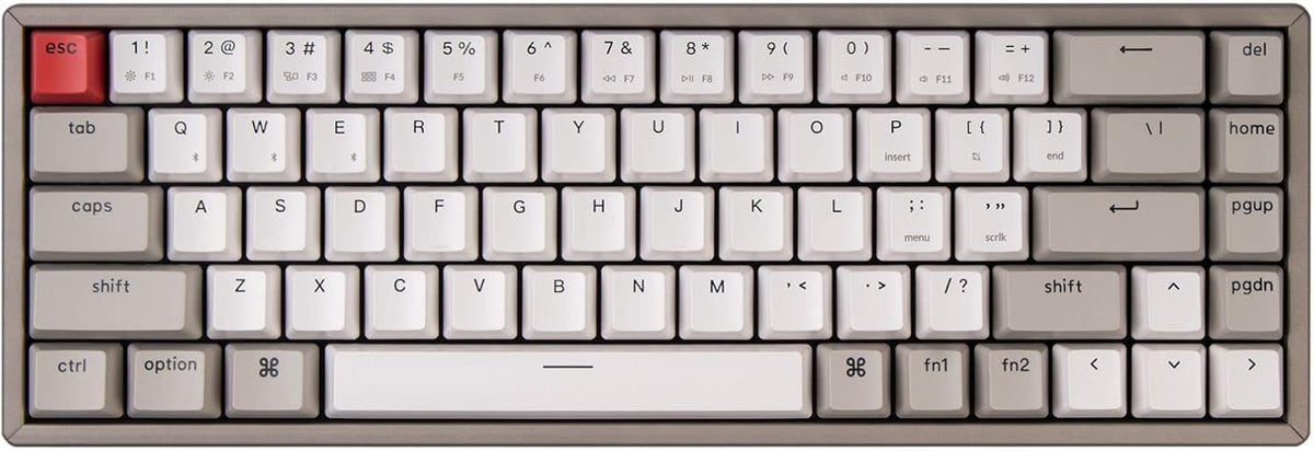 65% Compact 68-Keys Aluminum Frame Wireless Mechanical Keyboard U907
