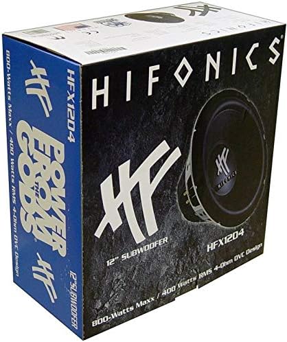 12-Inch 1600 Watt Dual 4 Ohm Car Subwoofers, Pair of 2 F2428