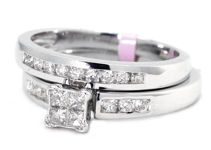 10K White Gold Diamond Engagement Ring V92344