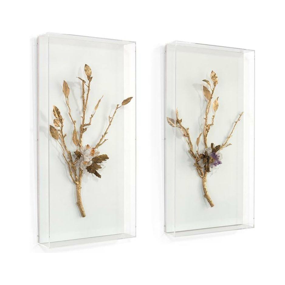 Gold Calcite Art Frame L337