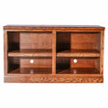 Whitewash Alder TV Cart with Open Shelves D334