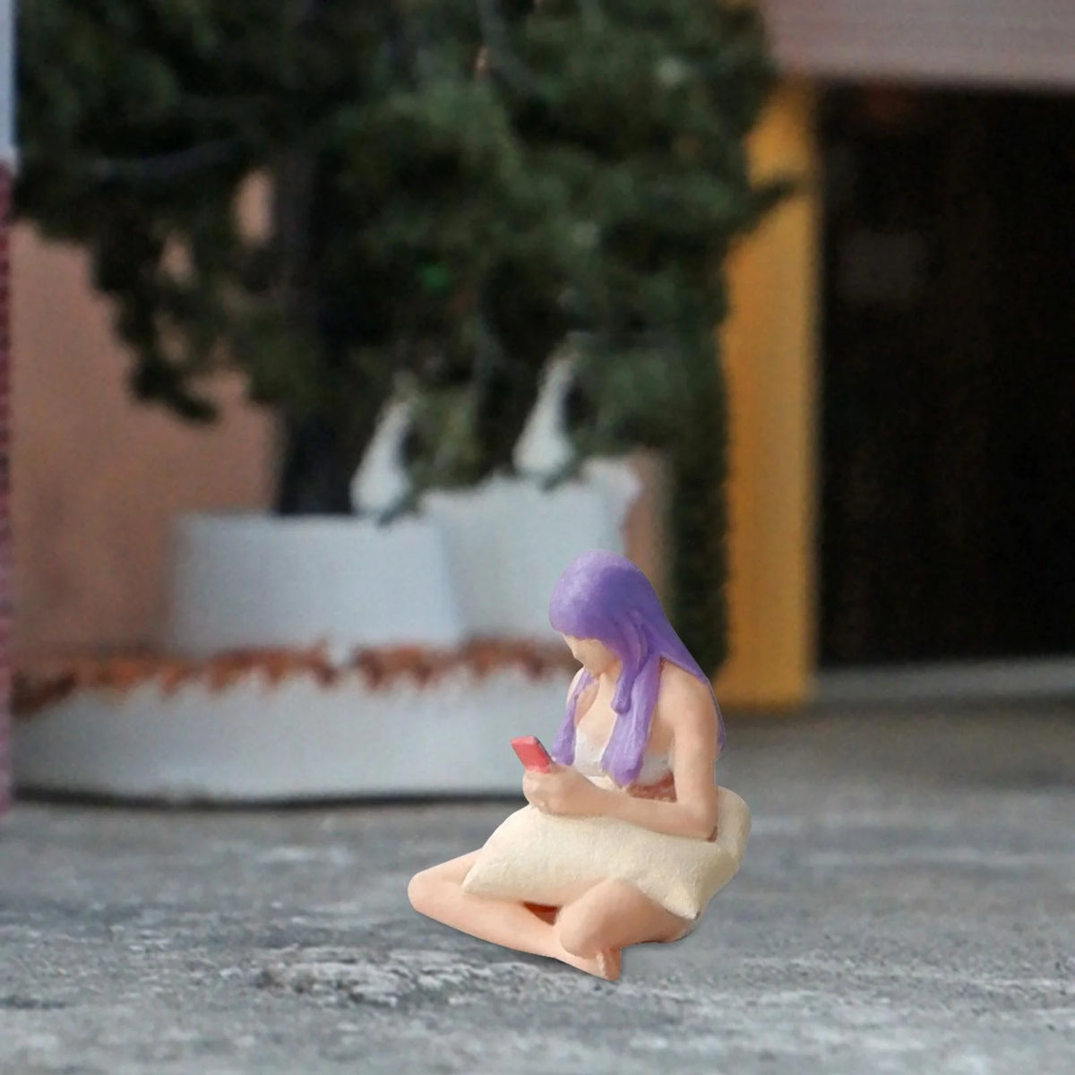 Simulation Girls Figures 1/64 People Figures Sand Table Ornament Tiny People Model DIY Crafts J96687