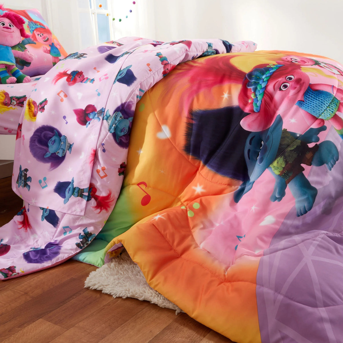 Twin Bed in a Bag Comforter and Sheets O849
