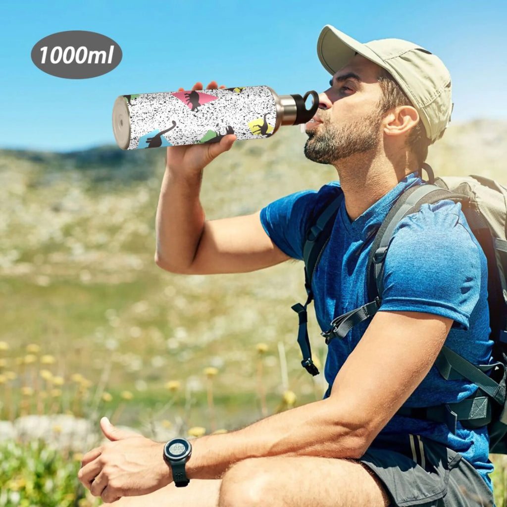 Stainless Steel Insulated Water Bottle with Straw Lid Z574
