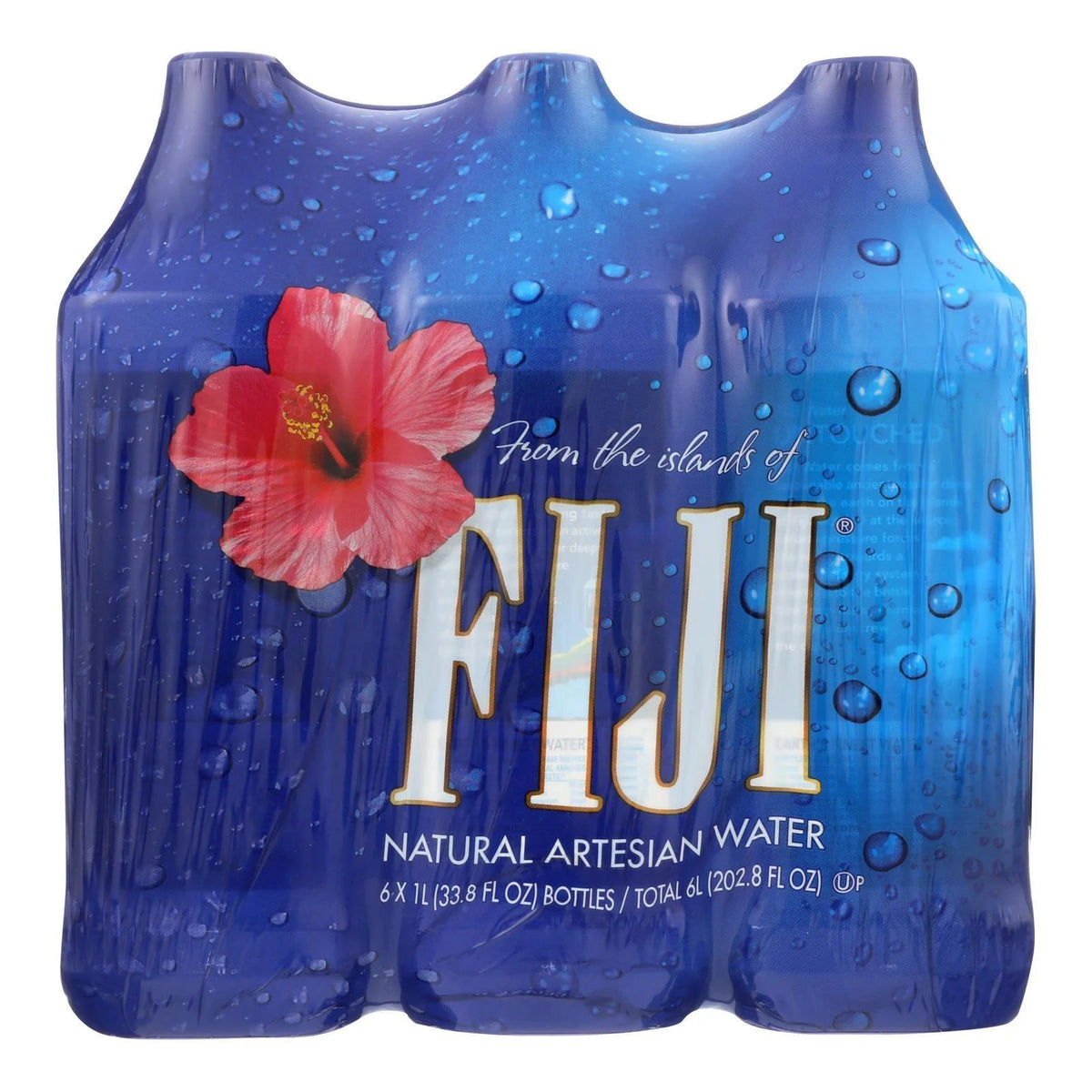 Fiji Natural Artesian Water - 1 Liter - Case of 2 - 6/33.8fl oz A29399
