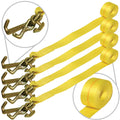 Car Tie Down Replacement Strap with RTJ Hooks, 96 inch, 4 Pack, 3300 Lbs SWL I31575