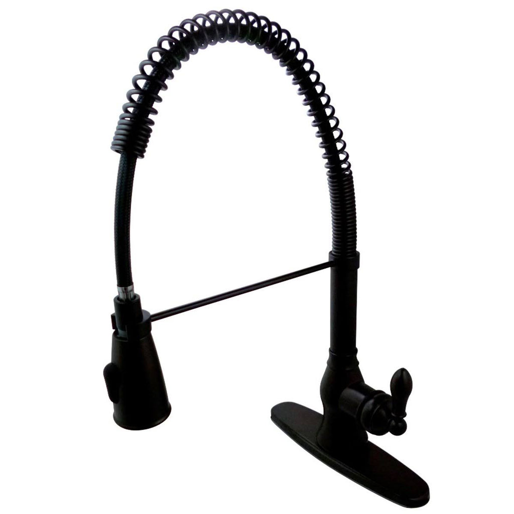Polished Chrome Pull Down Single Handle Kitchen Faucet E1534