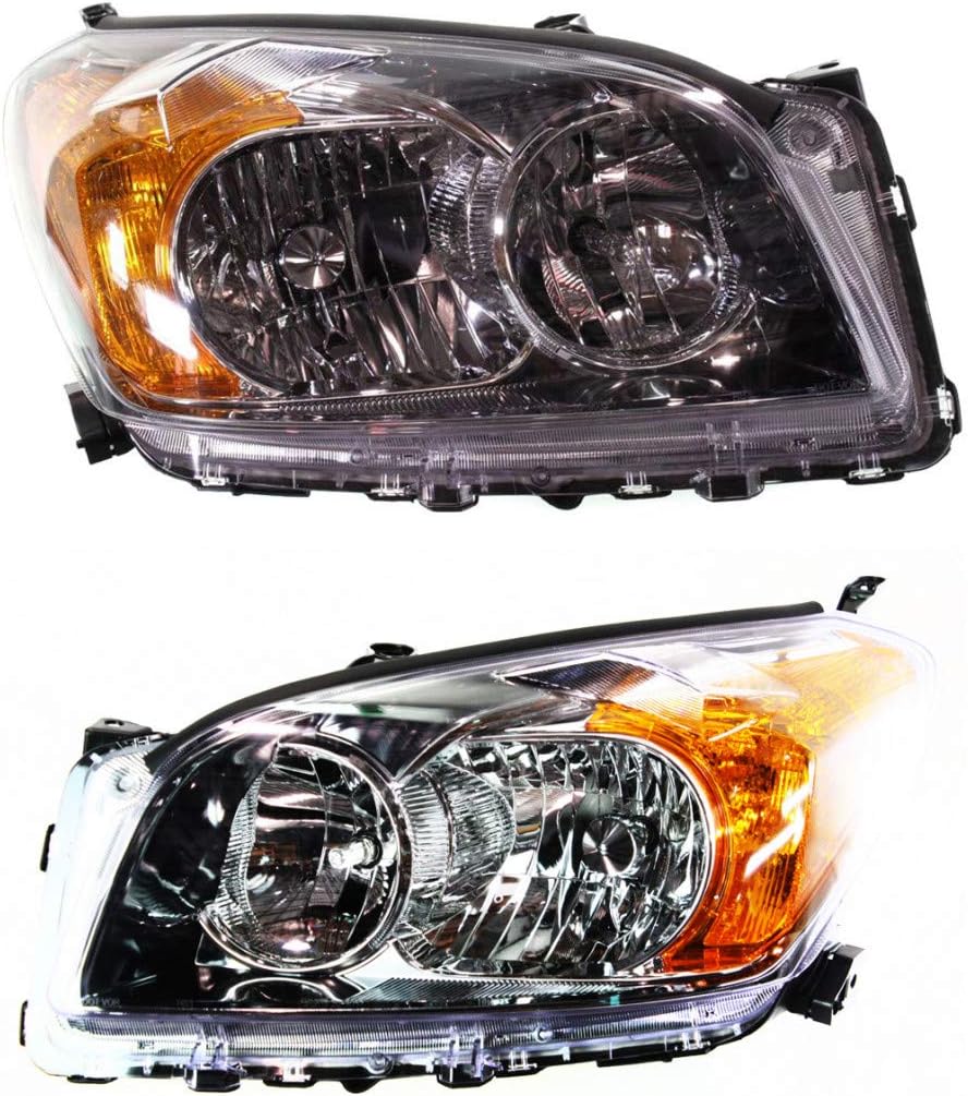 2009-2012 Toyota RAV4 Headlight Assembly Driver Side with Bulbs Y6142