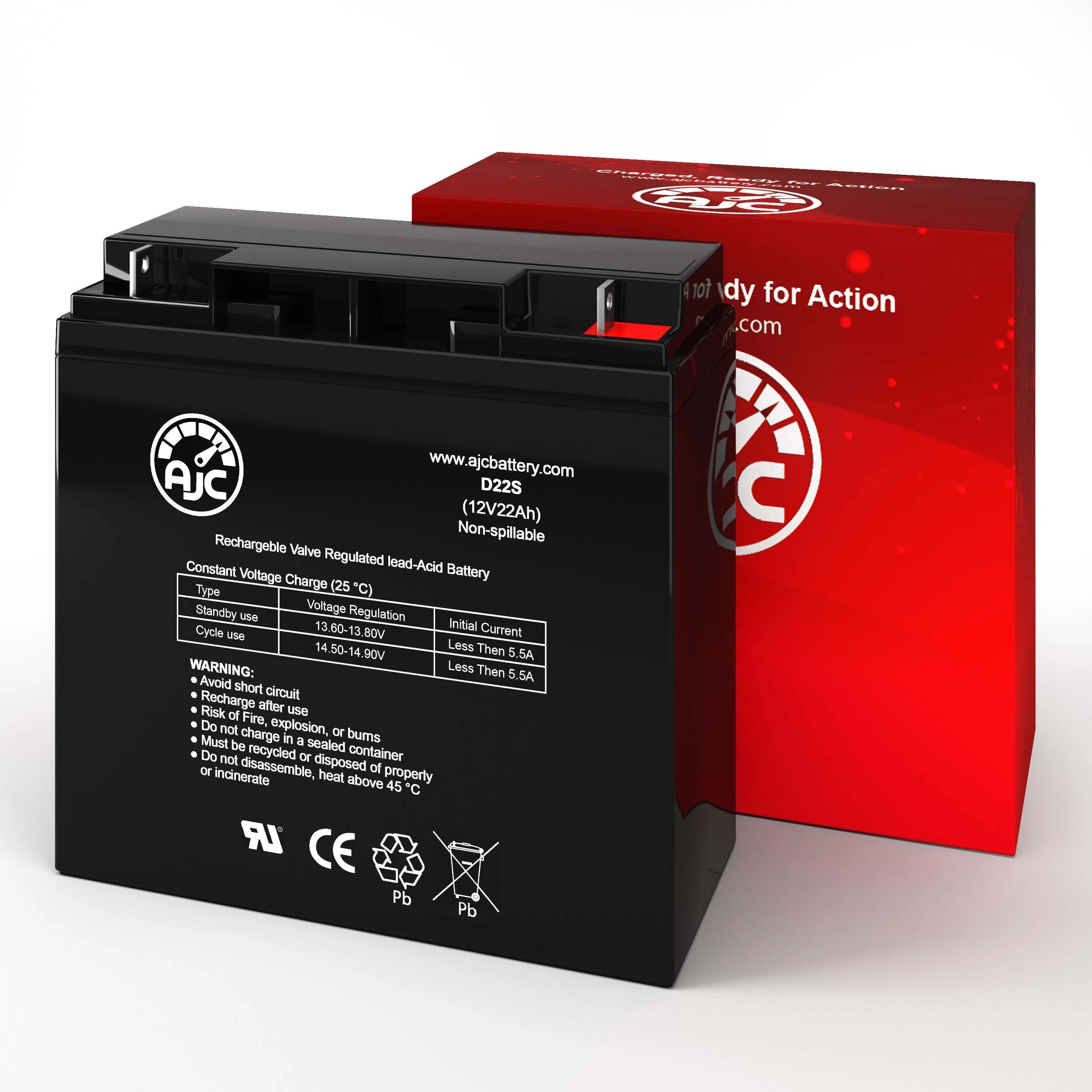 12V 22Ah Electric Scooter Battery W51939